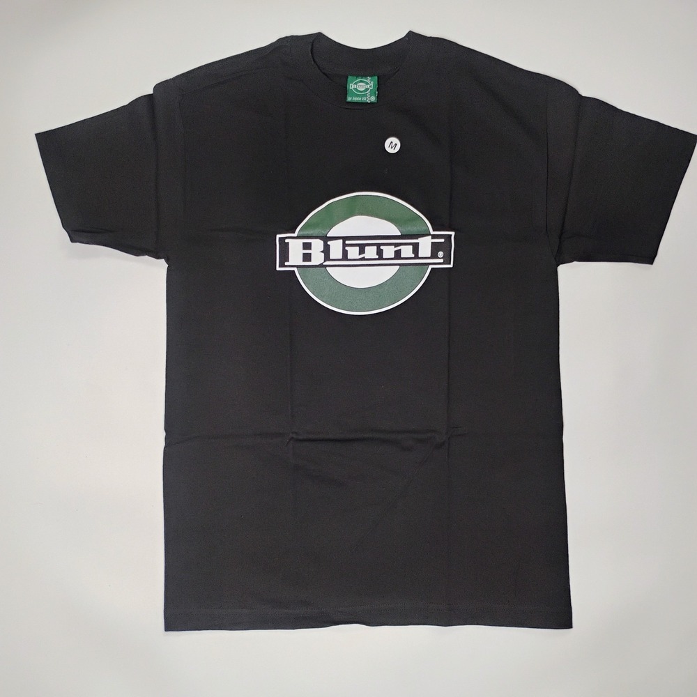 Blunt Clothing Logo Black Tshirt Size M Vintage 1990's  Streetwear Skateboarding